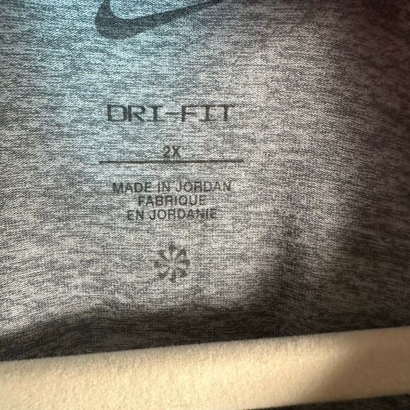 Nike 1/3 zip pull over running shirt extra long sleeves thumb holes activewear - Picture 8 of 12